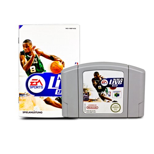 N64 Spiel NBA Live 99 + Anleitung