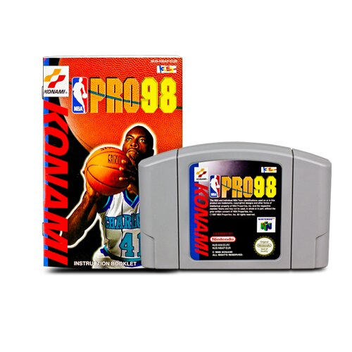 N64 Spiel NBA Pro 98 + Anleitung