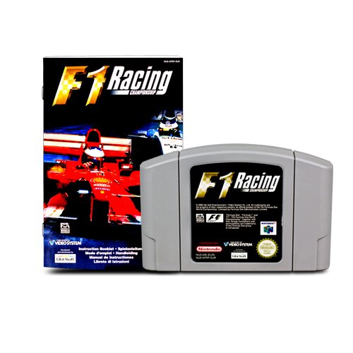 N64 Spiel F1 RACING CHAMPIONSHIP + ANLEITUNG
