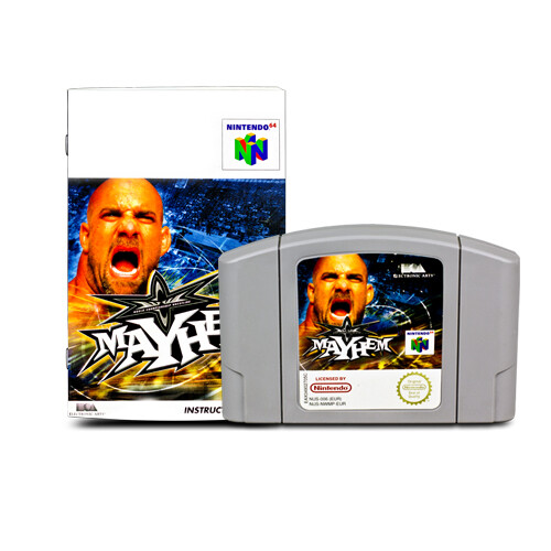 N64 Spiel MAYHEM WRESTLING / WCW MAYHEM + ANLEITUNG