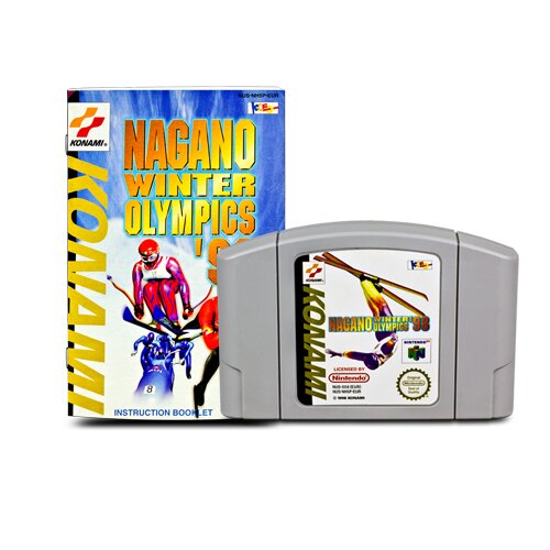 N64 Spiel NAGANO WINTER OLYMPICS 98 + ANLEITUNG