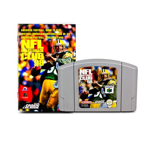 N64 Spiel NFL Quarterback Club 98 + Anleitung