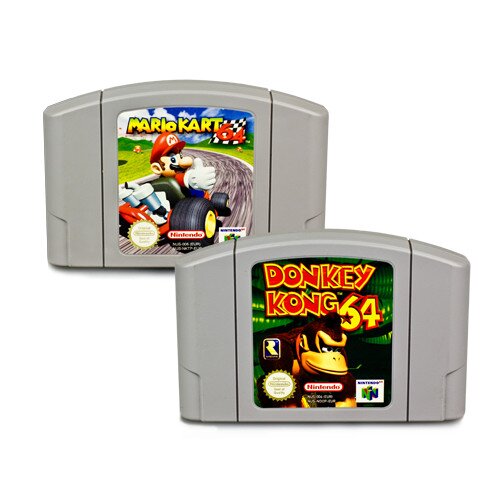 2 N64 Spiele Mario Kart + Donkey Kong 64