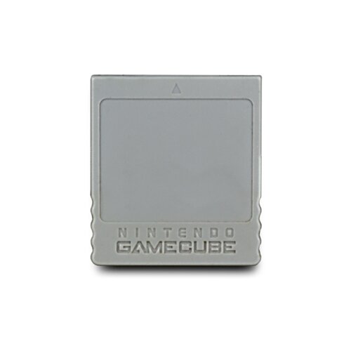 Original Nintendo Gamecube Speicherkarte 4 Mb = 59 Blocks Memory Card grau