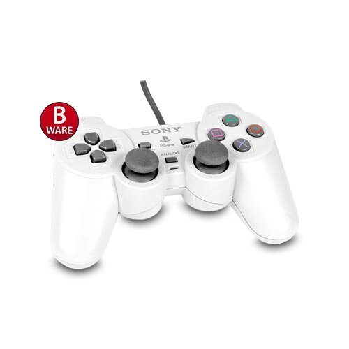 Original Ps1 - Psone - Playstation 1 Analog Controller mit 3D Sticks in Weiss (B-Ware) #10S