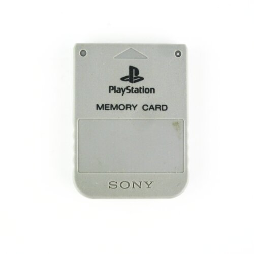 Original Playstation 1 - Ps1 - Psx Memory Card - Speicherkarte in Grau mit 1Mb