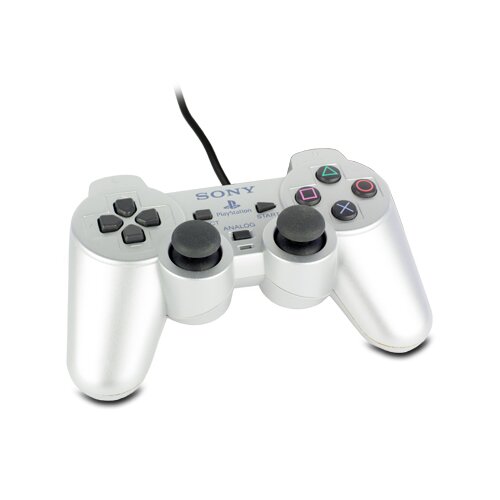 Original Playstation 2 Controller - Pad in Silber - Ps2