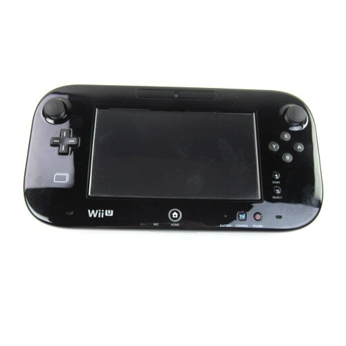 ORIGINAL NINTENDO Wii U WII-U GAMEPAD CONTROLLER in SCHWARZ #20D - DEFEKT