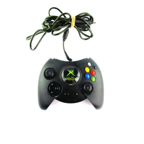 ORIGINAL MICROSOFT XBOX CONTROLLER / CONTROLL PAD in FAT (Kabelisolierung) #450s