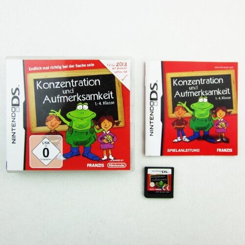 DS Spiel Konzentration und Aufmerksamkeit 1.-4. Klasse 2013 (Rot)